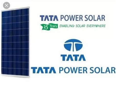 Mounting Structure Grid Tie Tata Power Solar Plant For Home Industry