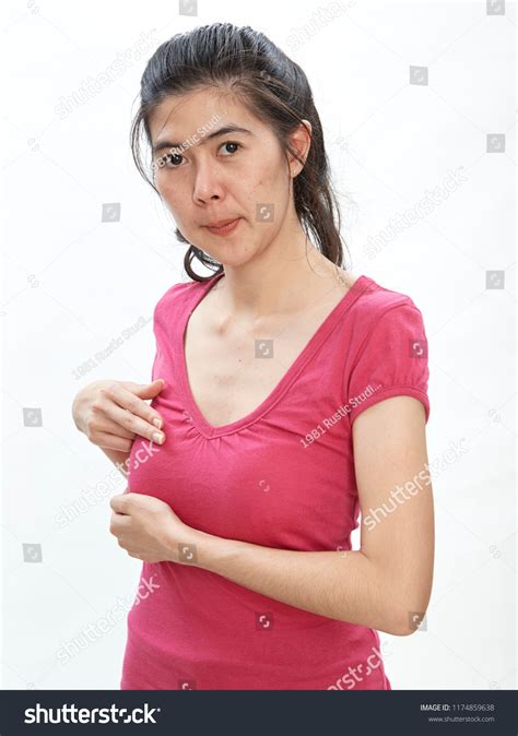 Asian Women Breast Cancer Self Check Stock Photo Shutterstock