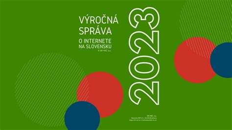 Výročná správa o internete na Slovensku 2023 VIRTUÁLNÔ