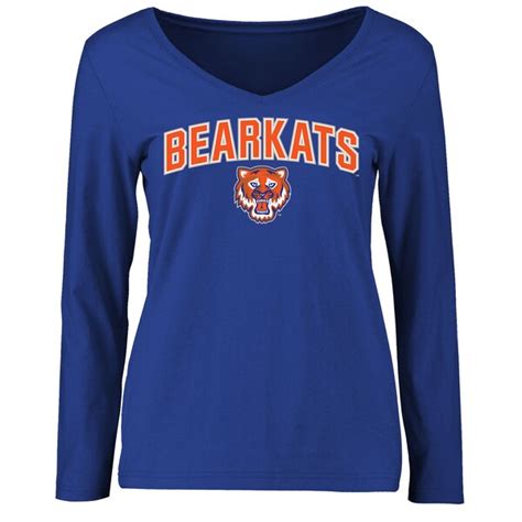 Sam Houston State Bearkats Women's Proud Mascot Slim Fit Long Sleeve T ...