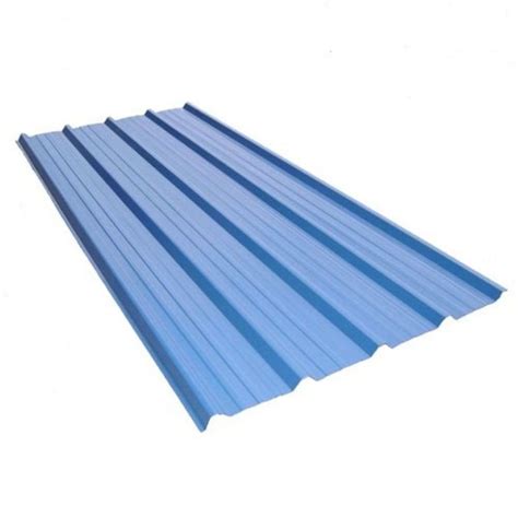 Blue Mild Steel Industrial Color Coated Roofing Sheet Thickness 0 50