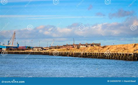 Blyth Coal Staithes From Southern Bank Stock Image Image Of Estuary