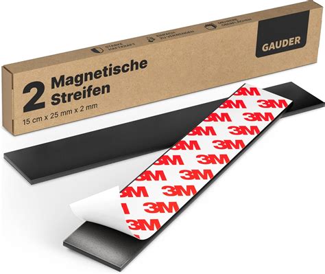 Gauder Magnetstreifen Selbstklebend St Ck Magnetstreifen Zum