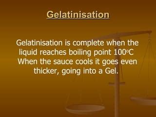 Carbohydrates; gelatinisation and modified starch | PPT