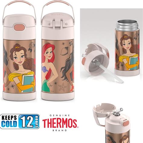 Bn Thermos Funtainer Ounce Disney Princess Ariel Mermaid Belle