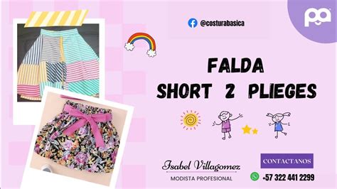 Falda Short Con Pliegues Tutorial Completo Con La Experta Isabel