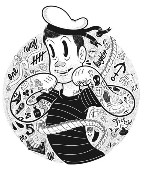 “mcbess Obession” Art Print By Cote Escrivá Onsale Info Ilustración