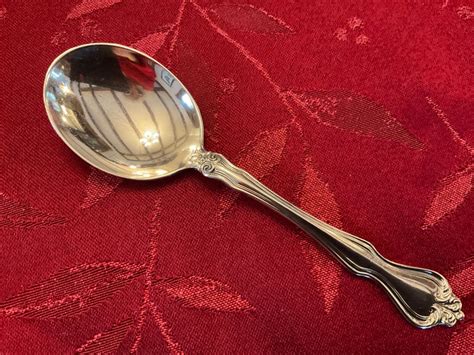 GEORGE MARTHA By Westmoreland Solid Sterling Round Soup Spoon 6 EBay