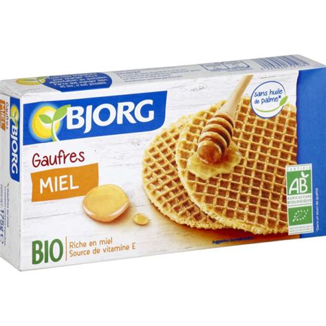 Bjorg Gaufres Au Miel Bio G