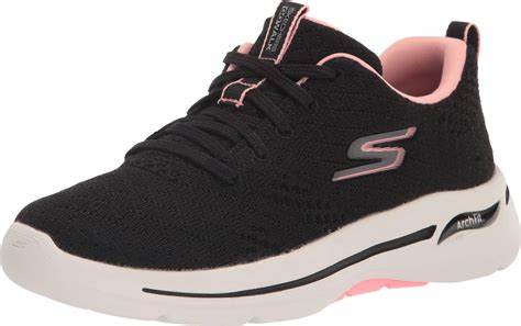 Skechers Women S Go Walk Arch Fit Unify Black Pink