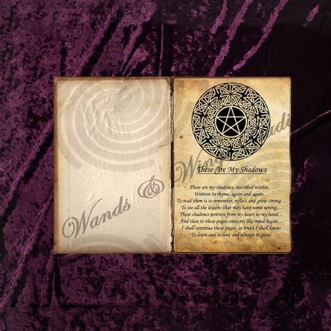 Book Of Shadows Blessing Etsy