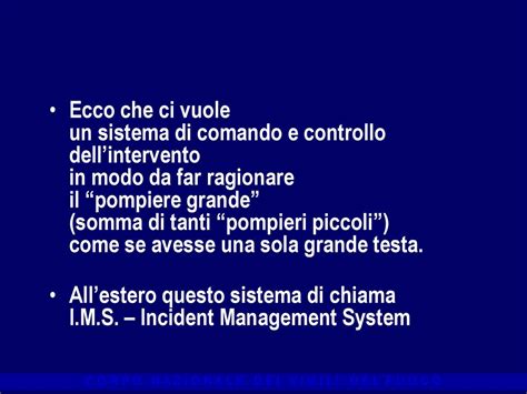 Gestione Comando E Controllo Degli Incidenti Ppt Scaricare