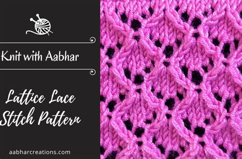 Knit With Aabhar Zig Zag 3d Stitch Pattern Aabhar Creations