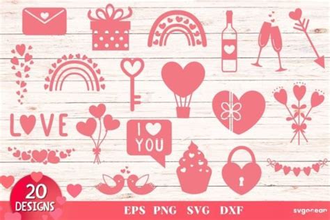 Valentines Day Svg Bundle Graphic By Svgocean · Creative Fabrica