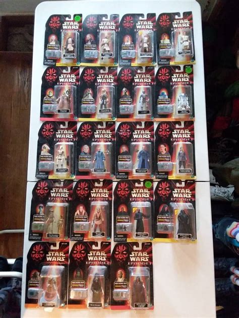 Star Wars Lot Of 19 Episode 1 The Phantom Menace 1998 99 Action Figures