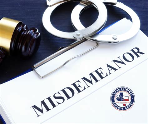 Misdemeanors In Texas Classification And Penalties Tcdg