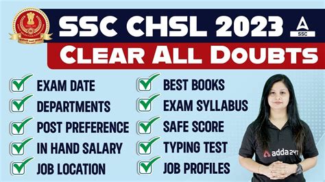 SSC CHSL 2023 SSC CHSL Post Preference In Hand Salary Typing Test