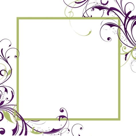 Invitation Border Template