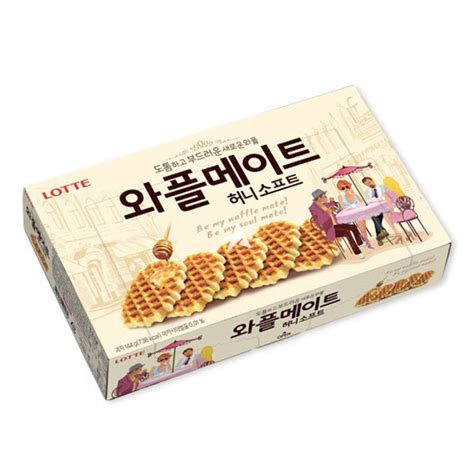 Buy Lotte Waffle Mate 144g Korean Supermarket Online UK Starry Mart