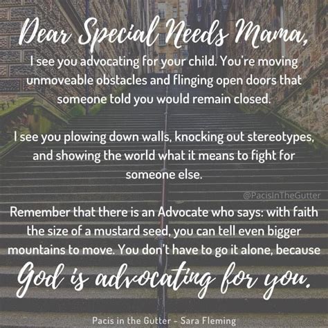 Special Needs Mom Say You Advocate Trust God Mental Health