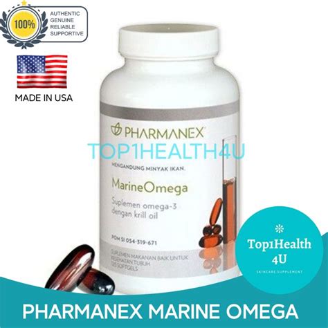 Nuskin Marine Omega 120 Softgels MADE IN USA KKM Lazada