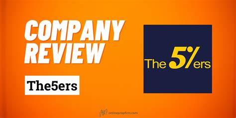 The5ers Review Online Prop Firm