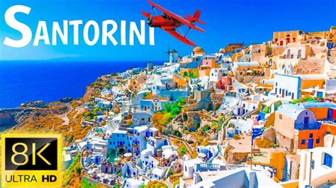 Santorini K Ultra Hd Fps Dolby Vision Video Greece Santorini