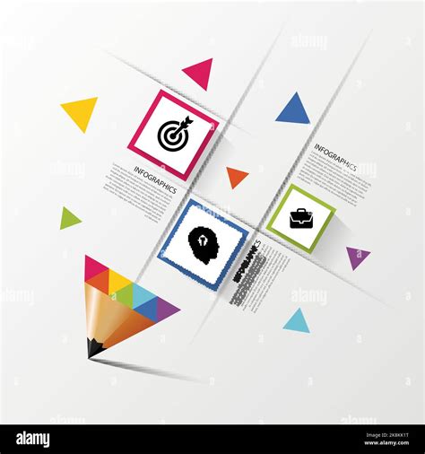 Abstract Infographic Design Modern Style Template Vector Illustration