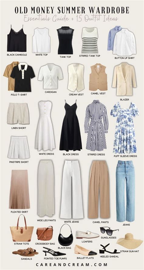 Old Money Summer Capsule Wardrobe 15 Outfit Ideas In 2024 Summer