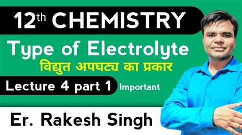 Types Of Electrolyte Variation Of Molar Conductivity Nature Of Electrolyte Youtube