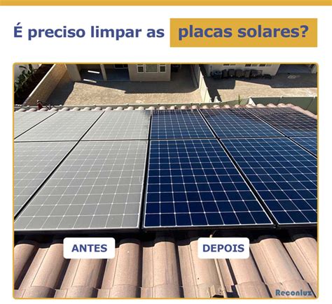 Manuten O Preventiva Pain Is Solares Limpeza Das Placas Reconluz