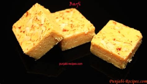 Milk Barfi Punjabi Recipes, Authentic Punjabi Recipes, Punjabi Cuisine, Restaurant Quality ...