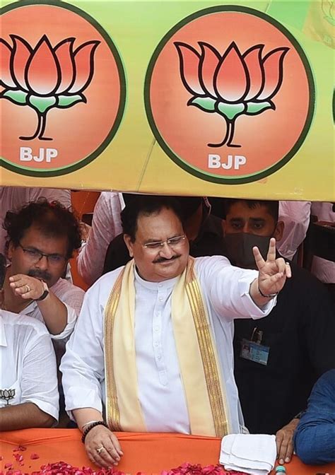 Bjp President Jp Nadda During Election Campaign In West Bengal Photos