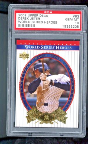 2002 Upper Deck World Series Heroes 83 Derek Jeter For Sale Online