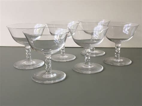 Champagne Coupes 6 Crystal Catawiki