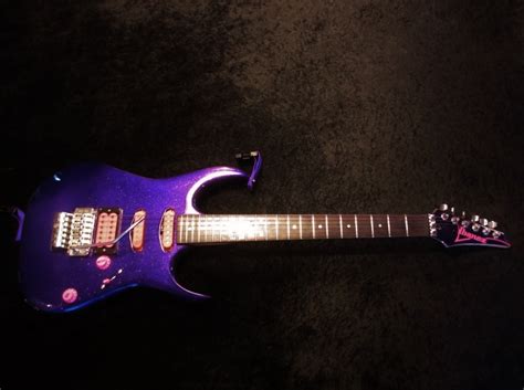 Ibanez Ex Sparkle Candy Purpleblue Custom Guitar Works