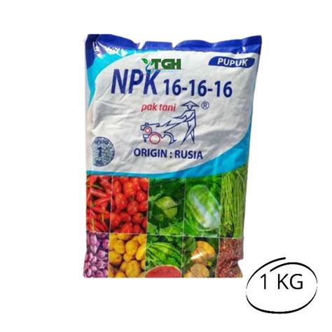 Jual Pupuk NPK 16 16 16 1 KG Asli Kemasan Pabrik Shopee Indonesia