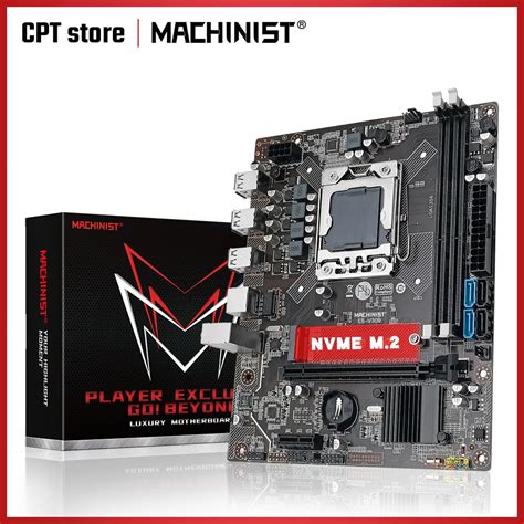 Machinista X79 Placa mãe Lga 1356 Suporte Xeon E5 Processamento Ddr3