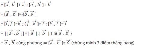 Tích Có Hướng Tích Vô Hướng Của 2 Vecto Là Gì Định Nghĩa Tính Chất