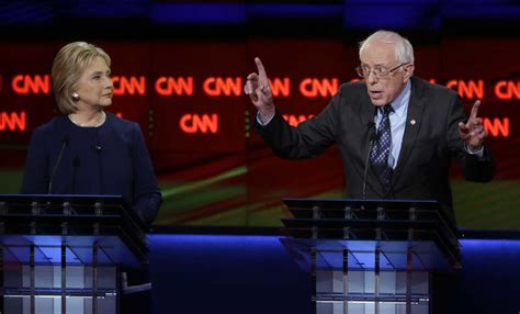 Sparks Fly Between Hillary Clinton And Bernie Sanders At Flint