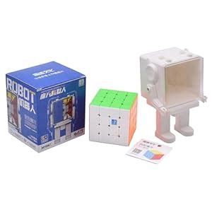 HAWKISTER MoYu MFJS Cube Robot 4x4 Magnetic Stickerless Cube Meilong