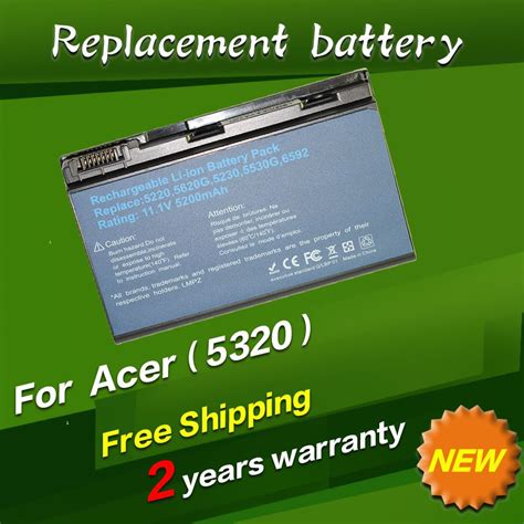 JIGU Laptop Battery For ACER TravelMate 5220 5230 5310 5320 5330 5520G