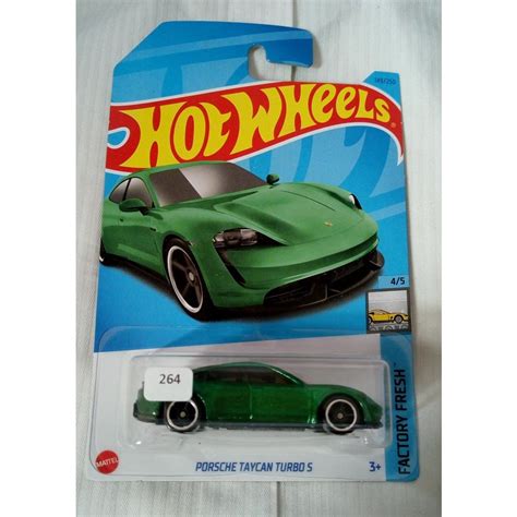 Jual Hot Wheels Porsche Taycan Turbo S Factory Fresh Green Shopee