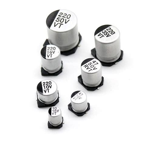 Smd Aluminum Electrolytic Capacitor Uf V Mm Smd Alum