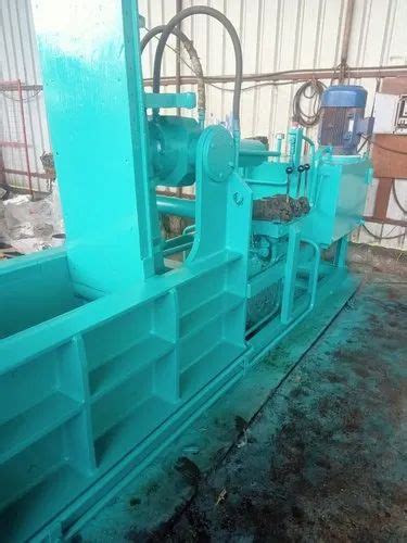 Mild Steel Triple Action Double Compression Scrap Baling Press Model