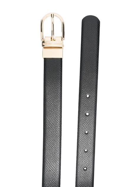 Emporio Armani Logo Buckle Leather Belt Farfetch