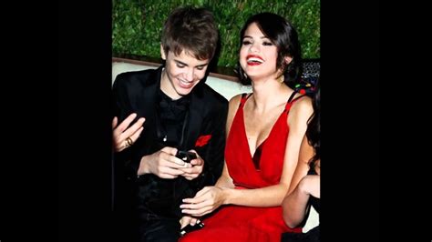 Justin Bieber And Selena Gomez At The Vanity Fair Oscars Party Youtube