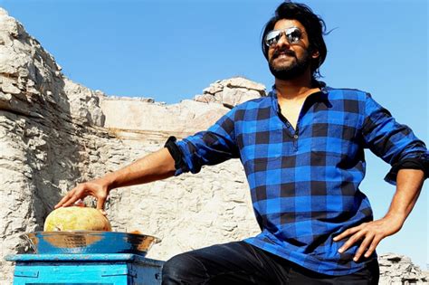 Prabhas In Baahubali Shooting