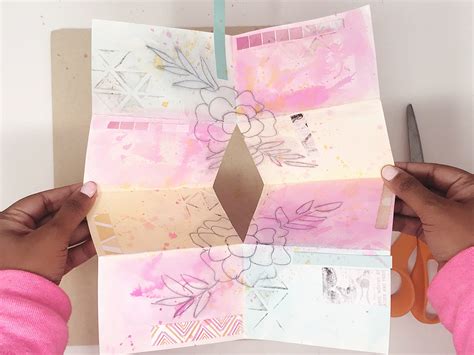 How To Make A Mini Art Journal From Scratch Tombow USA Blog