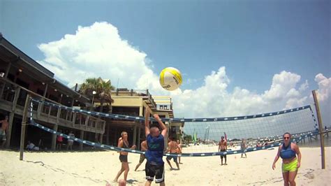 Beach Volleyball Tournament On Pensacola Beach Youtube